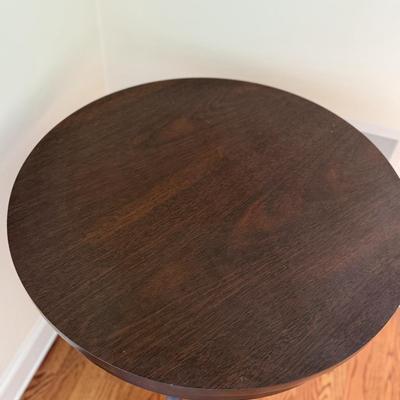 Beautiful round wood table