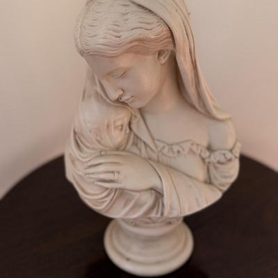 Vintage Marwal Mother and child bust