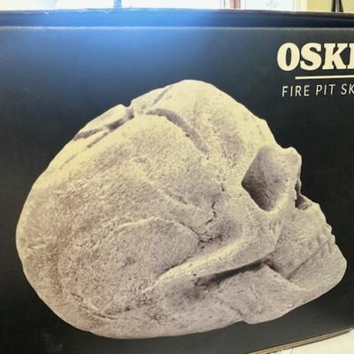 Osker fire pit skull