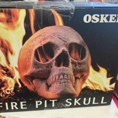 Osker fire pit skull