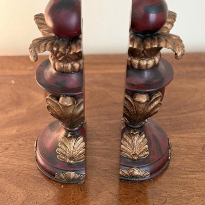 Wood bookends