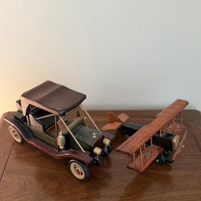 Two fun antique looking decorative items