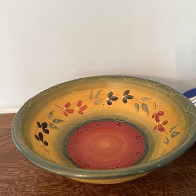 Two pretty serving bowls