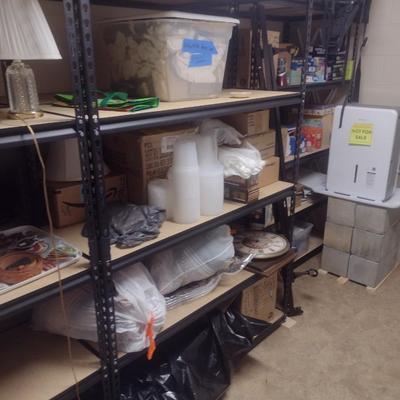 Metal Adjustable Shelving Unit Choice B (See Note Below).