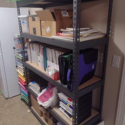 Metal Adjustable Shelving Unit Choice C (See Note Below).