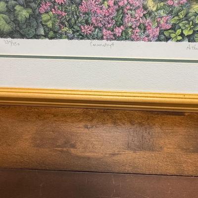 Framed Art: Lithograph of "Conservatory 4" by Arthur Byrne