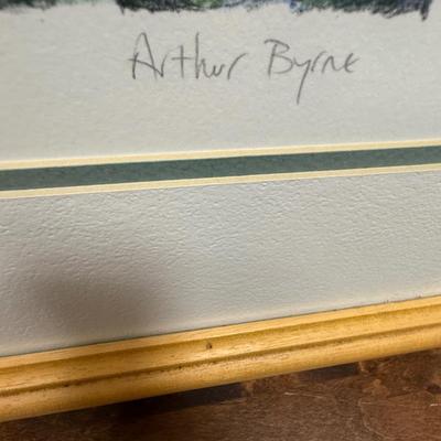 Framed Art: Lithograph of "Conservatory 4" by Arthur Byrne