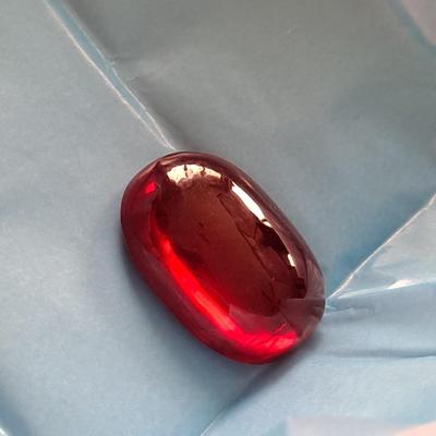 GIA CERTIFIED Lab Grown Ruby 74.98 cts