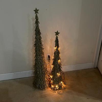 Sparkling Gold Trees