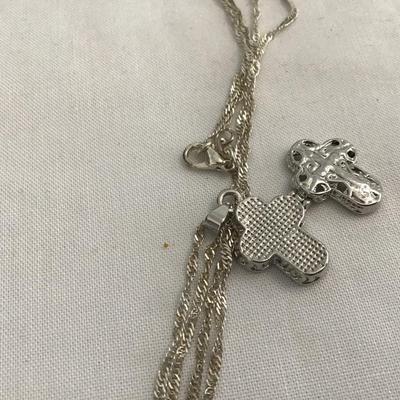 925 Chain With Cross Fashion Locket