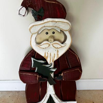Wonderful Wooden Santa