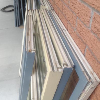 Collection of Window Frames Various Sizes and Types