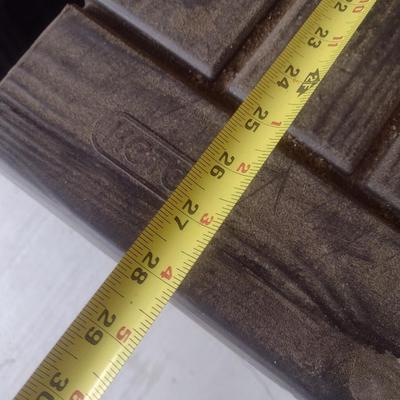 Keter Brand Composite Faux Wood Slat Porch Box Choice B (No Contents)