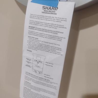 Sharp Brand Atomic Wall Clock