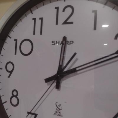 Sharp Brand Atomic Wall Clock