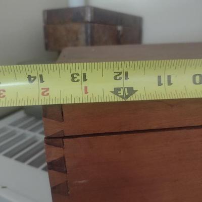 Collection of Wooden Storage and Cigar Boxes