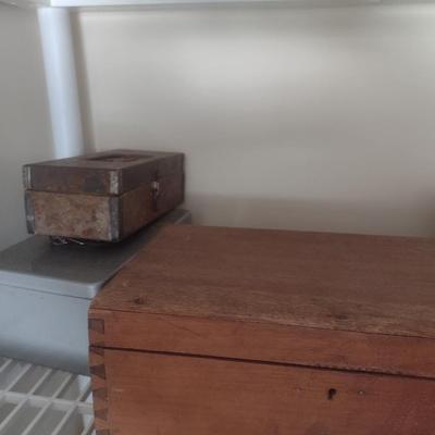 Collection of Wooden Storage and Cigar Boxes
