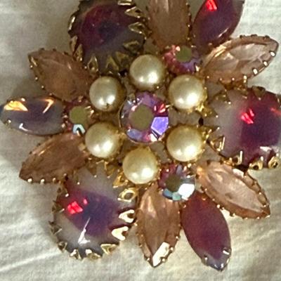Vintage Jewelry Lot, Pins, watches, necklaces, bracelets, pierced/clip earrings