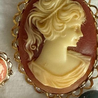 Vintage Jewelry Lot, Pins, watches, necklaces, bracelets, pierced/clip earrings