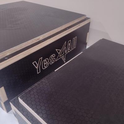 Pair of Exercise Step Boxes 8" and 4"