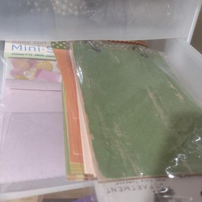Collection of Craft Accessories, Brushes Etc. Includes Storage Containers (#7)