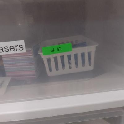 Collection of Craft Accessories, Color Pencils Etc. Includes Storage Containers (#10)