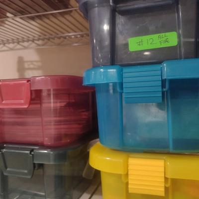 Collection of Craft Accessories, Supplies Etc. Includes Storage Containers (#12)