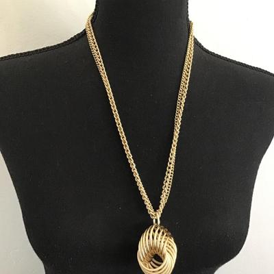Beautiful West Germany Gold Tone Necklace