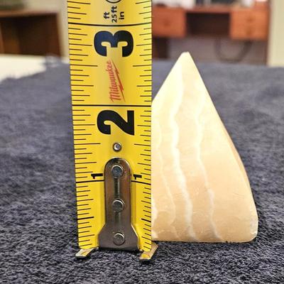 Set of 3 Art Deco Alabaster Sculptures, Including Nefertiti