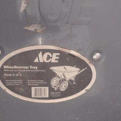 Ace Hardware Metal Pan Wheelbarrow