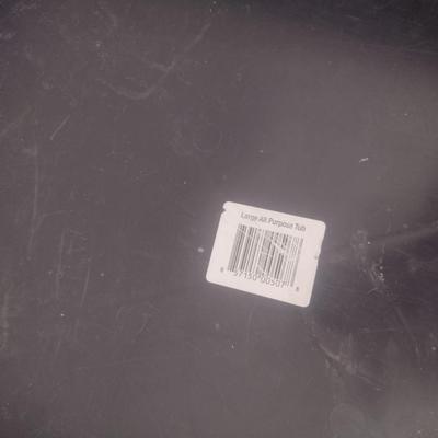 Large Rubber Tub with Boot Mat