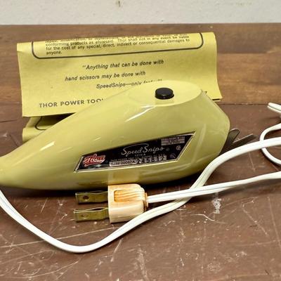 Vintage Thor Speed Snips Electric Scissors