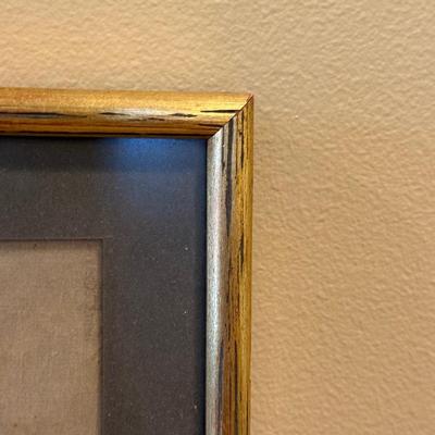 LOT 1L: Framed Japanese Woodblock Print