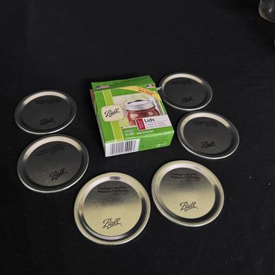 Ball Mason Canning Jars, World Market Spice Tins, and Other Storage Containers (K-DZ)