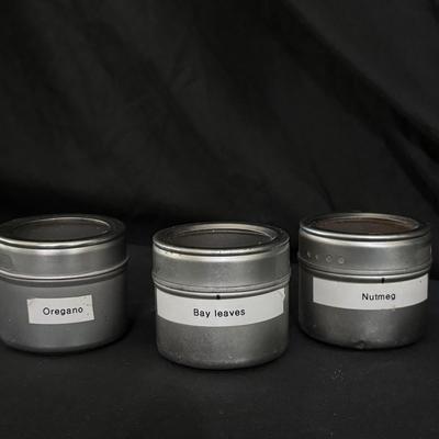 Ball Mason Canning Jars, World Market Spice Tins, and Other Storage Containers (K-DZ)