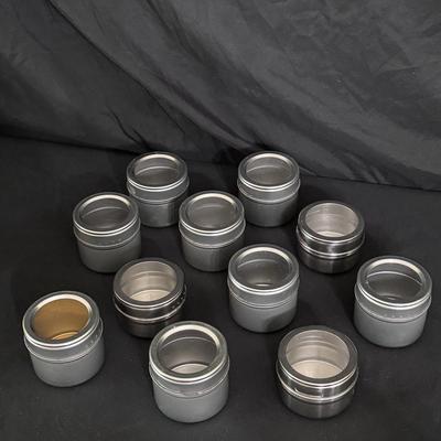 Ball Mason Canning Jars, World Market Spice Tins, and Other Storage Containers (K-DZ)