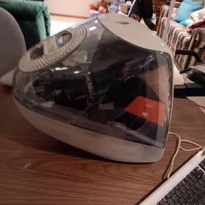 VINTAGE APPLE iMac WITH MOUSE, KEYBOARD, START UP INSTRUCTIONS