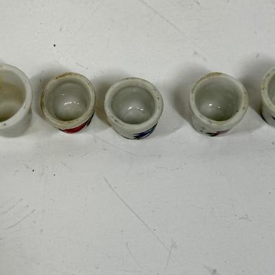 Vintage Ceramic Porcelain Thimble Lot