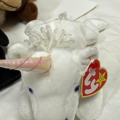 Plush Toy Animal Lot - Ty Beanie Babies & Geoffrey soft Classics Bear