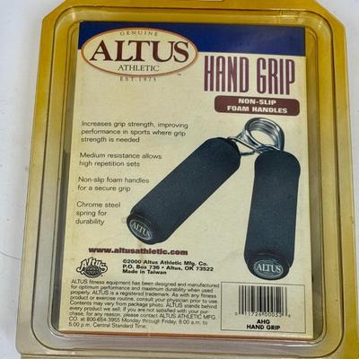 Sale Photo Thumbnail #529: Spring-style hand grip strength training device, model AHG.  In original package.