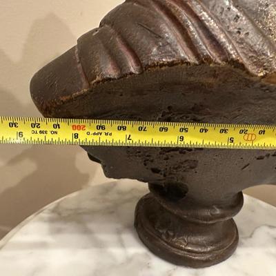 Classical Goddess Bust Sculpture – Bronze Finish
