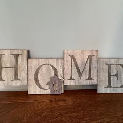 Home wall plaque