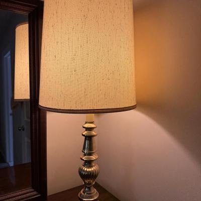 Pretty brass lamp