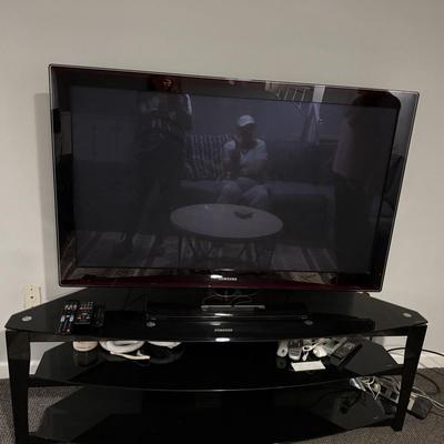 55” Samsung tv with tv stand
