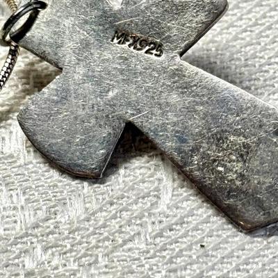 Sterling Chain & Cross