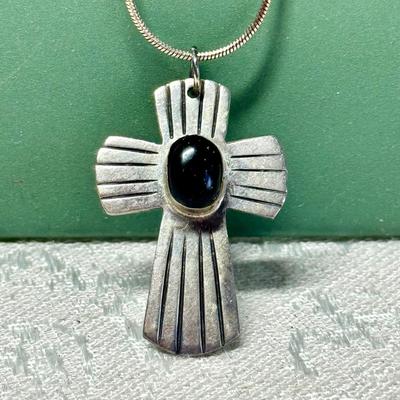 Sterling Chain & Cross