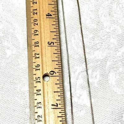 Sterling Chain & Cross