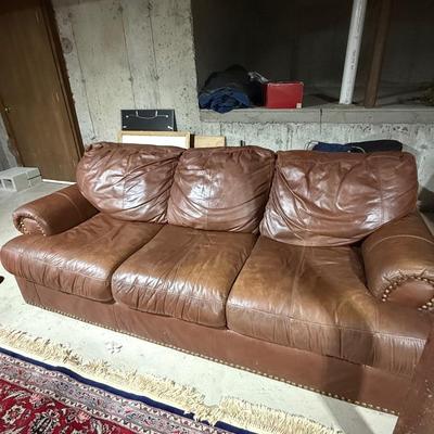 Leather sofa