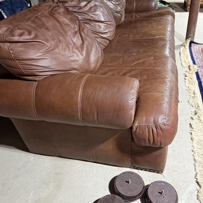 Leather sofa