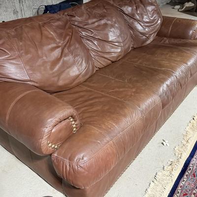 Leather sofa